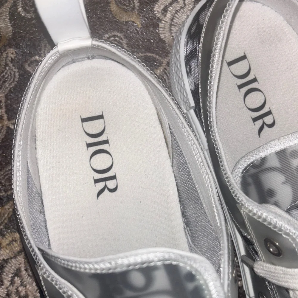 Dior Monochrome Sneakers in Elegant Black & White Gently Used. Men’s EU 47/14 US - Picture 8 of 15